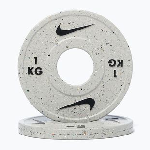 Gewichtszusatz Nike Strength Grind Change Plates 2 x 1 kg wolf grey