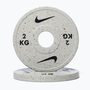 Gewichtszusatz Nike Strength Grind Change Plates 2 x 2 kg wolf grey