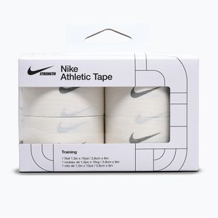 Kohäsiver elastischer Verband Nike Strenght Athletic Tape white/grey