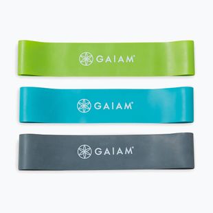 Fitness-Trainingsbänder Set Zestaw Gaiam Restore Mini Band Kit 3 szt. green/blue/navy