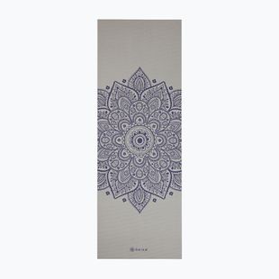 Yogamatte Gaiam Sustained Yoga grey sundial flower