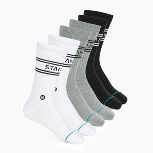 Stance Basic Crew 6 Paar mehrfarbige Socken
