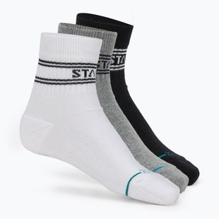 Stance Basic Quarter 3 Paar mehrfarbige Socken