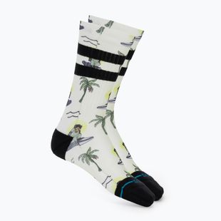 Socken Stance Surfin Monkey Crew white