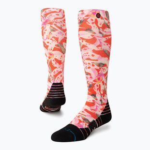 Stance Tubeular Mid Poly Snow Tomate Skisocken