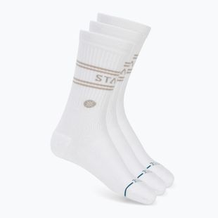 Socken Stance Vital Crew 3 pairs white