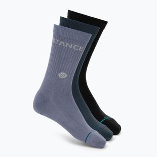 Stance Origin Crew Socken 3 Paare Indigo