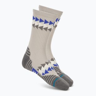 Socken Stance Triad Mid Ribbed Crew grey