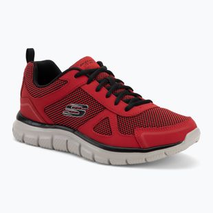 SKECHERS Track Bucolo rot/schwarz Herren Trainingsschuhe