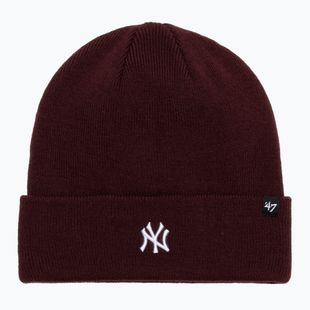 Wintermütze 47 Brand MLB New York Yankees Centerfield dark maroon