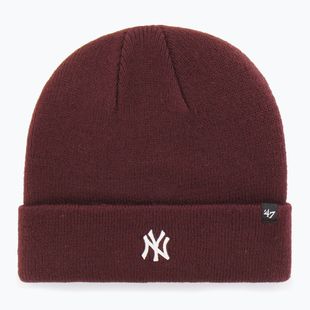 Wintermütze 47 Brand MLB New York Yankees Centerfield dark maroon