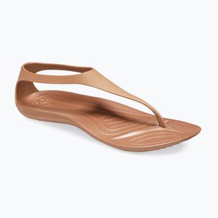 Damen Flip-Flops Crocs Sexi Flip bronze