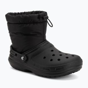 Schneestiefel Crocs Classic Lined Neo Puff Boot black/black