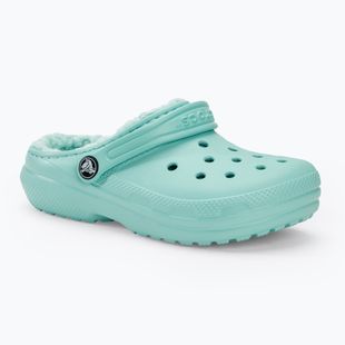 Slides Schlappen  Kinder Crocs Classic Lined pure water