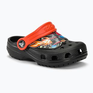 Crocs Fun Lab I Am Space Clog schwarz/tangerine Kinder-Flip-Flops