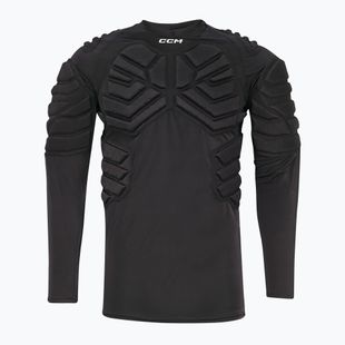 CCM Ribano SR Herren Hockey Longsleeve mit Protektoren schwarz