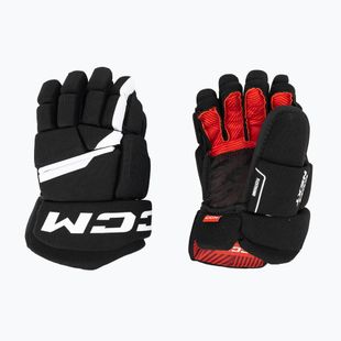 CCM Next JR Kinder-Hockeyhandschuhe schwarz/weiß