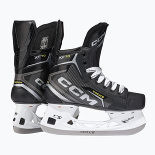 Kinder Eishockey Schlittschuhe CCM Tacks XF70 JR schwarz
