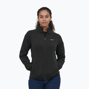 Damen Patagonia Better Sweater Fleece-Trekking-Sweatshirt schwarz