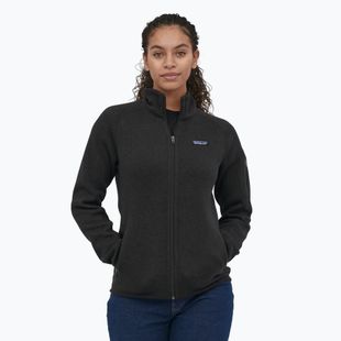 Damen Patagonia Better Sweater Fleece-Trekking-Sweatshirt schwarz