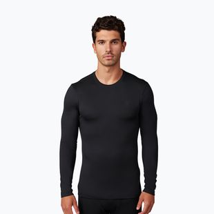 Herren Radfahren Longsleeve Fox Racing Tecbase Fire schwarz