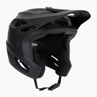 Fox Racing Droframe Pro mattschwarzer Fahrradhelm