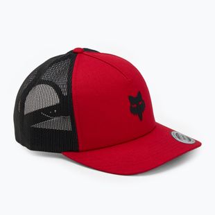 Fox Racing Fox Head Trucker Flamme rot Baseballmütze