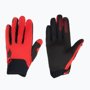 Fahrrad Handschuhe Herren Fox Racing Defend Wind Offroad fluorescent red