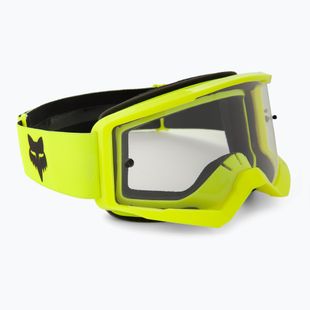 Fahrradbrille Fox Racing Main Core fluorescent yellow/clear