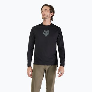 Herren Radfahren Longsleeve Fox Racing Ranger Fox Head schwarz