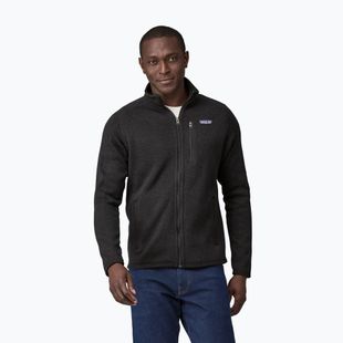 Herren Patagonia Better Sweater Fleece-Trekking-Sweatshirt schwarz