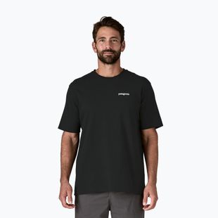 Herren Patagonia P-6 Logo Responsibili-Tee Trekking-T-Shirt schwarz