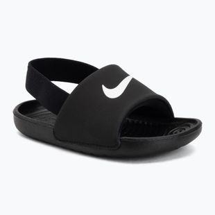 Kinder-Badelatschen Nike Coffee black/white/white/white