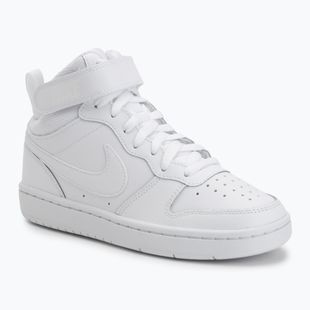 Kinderschuhe Nike Court Borough Mid 2 white/white/white