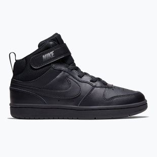 Kinderschuhe Nike Court Borough Mid 2 black/black/black