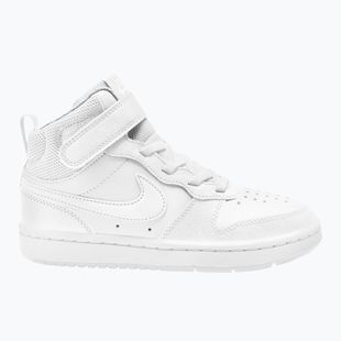 Kinderschuhe Nike Court Borough Mid 2 white/white/white