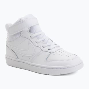 Kinderschuhe Nike Court Borough Mid 2 white/white/white