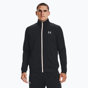 Herren Under Armour Sportstyle Tricot Sweatshirt schwarz/onyx weiß