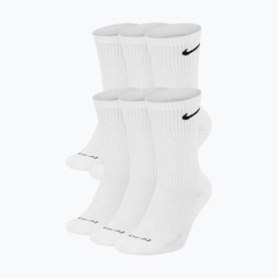 Herren­socken Nike Everyday Plus Cushioned Crew 6 pairs white/black