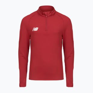 Kinder Fußball Sweatshirt New Balance Training 1/4 Zip gestrickt kastanienbraun NBEJT9035