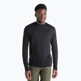 Trekking Longsleeve Herren icebreaker Merino 125 Cool-Lite Sphere III LS Tee black