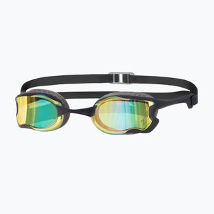 Zoggs Raptor HCB Titanium grau/schwarz Spiegel blau Schwimmbrille