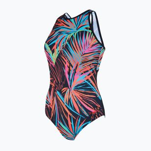Einteiliger Damen-Badeanzug Zoggs Maya Hi Crossback maya print