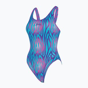 Einteiliger Damen-Badeanzug Zoggs Swim Crazy Masterback swim crazy print