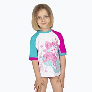 Mares Rashguard Shield Kid magenta Kinderschwimm-Shirt