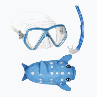 Mares Combo Zoo blau Kinderschnorchelset