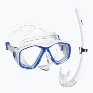Schnorchelset für Kinder Mares Tapu Jr blue/white/clear