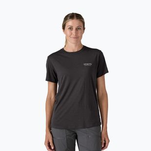 Damenshirt Patagonia Cap Cool Merino Blend Graphic Shirt heritage header/black