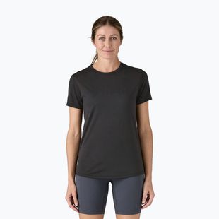 Damen Patagonia Cap Cool Merino Blend t-shirt schwarz
