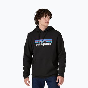 Patagonia P-6 Logo Sweatshirt Uprisal schwarz